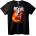 NOONEBRAND Тениска AC/DC Пламтяща Китара - 2XL, White
