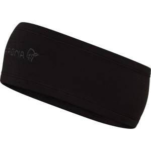 Norrøna Лента за глава Norrøna /29 Warmwool2 Headband - Caviar - размер One Size (904-1961-0111)