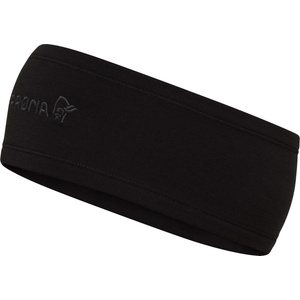 Norrøna Лента за глава Norrøna /29 Warmwool2 Headband - Caviar - размер One Size (904-1961-0111)