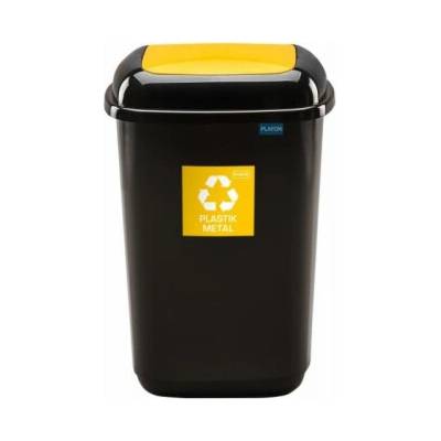 Plafor Popelnice 28 l, černo/žlutá