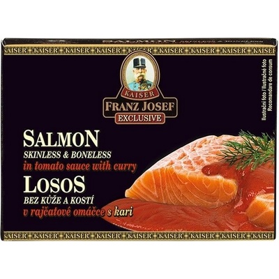 Kaiser Franz Josef Exclusive Losos v paradajkovej omáčke s kari 110 g