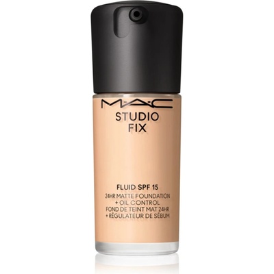 MAC Cosmetics Studio Fix Fluid SPF 15 24HR Matte Foundation + Oil Control матиращ фон дьо тен SPF 15 цвят NC16 30ml