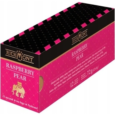 Richmont ovocný čaj raspberry pear 12 x 6 g