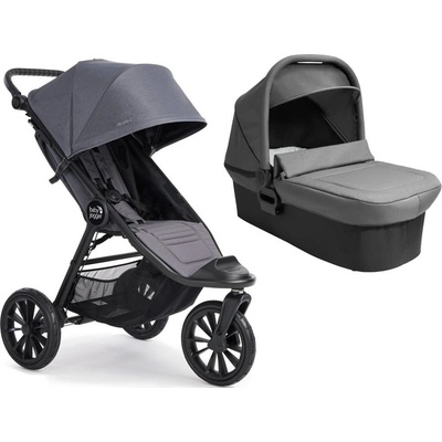 BabyJogger CITY ELITE 2 set 2v1 +korba STONE GREY nafukovací kola 2022