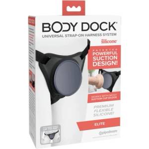 Pipedream Страпон-он колан с вакуумно захващане Body Dock Elite