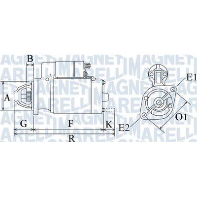 Startér MAGNETI MARELLI 063720349010