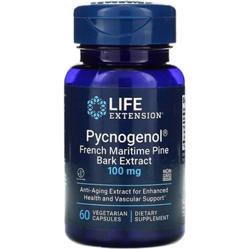 Image 1 of Life Extension Pycnogenol French Maritime Pine Bark Extract 100 mg [60 капсули]