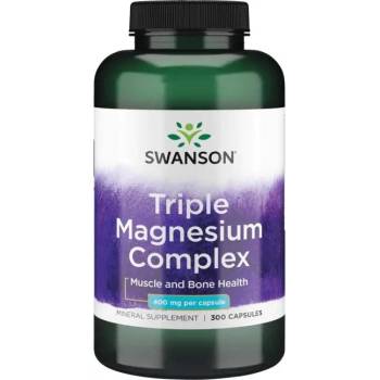 Swanson Triple Magnesium Complex, 400 mg, 300 капсули, Swanson (SW1079)