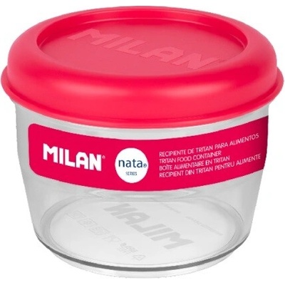 Milan Box na potraviny okrúhly Tritan 0,5 l ružový