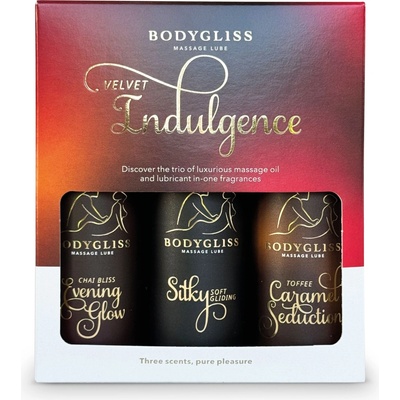 BodyGliss Massage Lube Collection Velvet Indulgence 3 x 50 ml