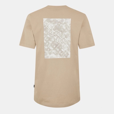 Boss Тениска Boss Men's HTaut 81 Black Cotton T-Shirt - Light Beige 275