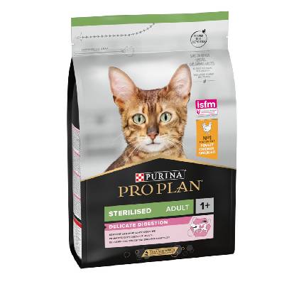 Purina Pro Plan Cat Sterilised Delicate Digestion - s kuřetem Koupit:: 3 kg