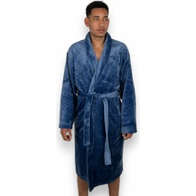 pánsky župan tmavo modrá