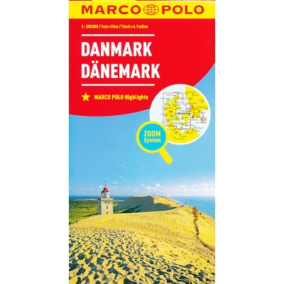 Dánsko mapa ZoomSystem