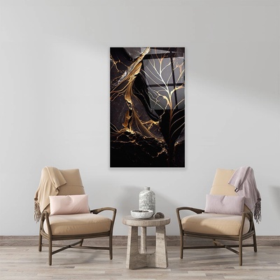 Art gift Стъклено АРТ пано - Златни нишки