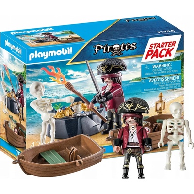 Playmobil 71254 Starter Pack Pirát s člunem – Zboží Živě