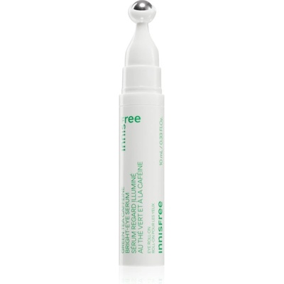 innisfree Green Tea Caffeine Bright-Eye Serum охлаждащ рол-он за околоочната зона против отоци и тъмни кръгове 10ml