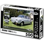 Retro cars - Puzzle Škoda 100 L (1971) - 500 piese