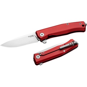 lionSTEEL myto mt01a rs / Високотехнологичен сгъваем нож edc с острие от стомана m390 и алуминиева дръжка - червен (lion0244)