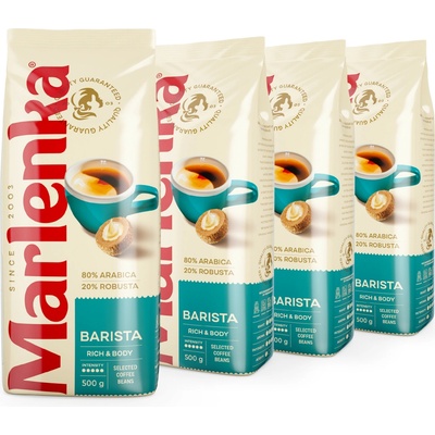 Marlenka Akce 3+1 café Barista 4 x 0,5 kg