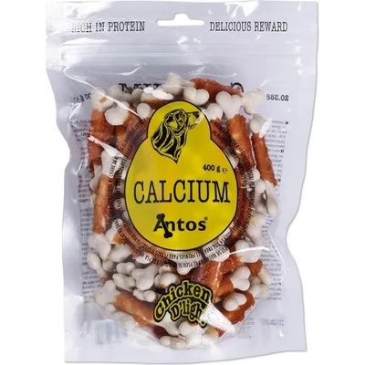 ANTOS Chicken D'light Calcium - лакомство за куче - калциеви кокалчета с пилешко филе 400 гр - Нидерландия - 20388