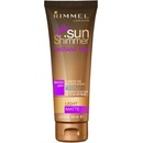 Samoopalovací přípravky Rimmel Sun Shimmer Instant Tan + Gradual Glow Smývatelný samoopalovací gel s trvalým opalujícím účinkem 125 ml Light Matte