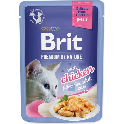 Brit Premium Cat Delicate Fillets in Jelly kuře 85 g