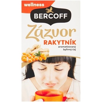 Bercoff Klember Wellness Zázvor & rakytník aromatizovaný bylinný čaj 20 x 2 g