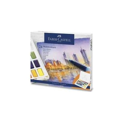 Faber-Castell vodové farby s paletkou 24 farieb