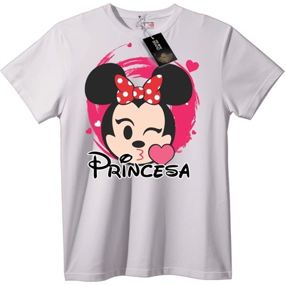 NOONEBRAND Тениска Minnie Mouse Принцеса - XS, White