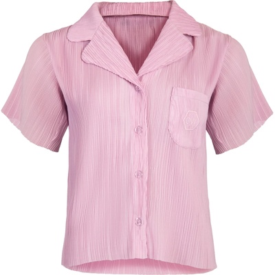 OW Collection Тениска за спане 'FIERCE' розово, размер S