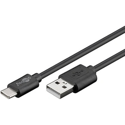 Goobay 11.92.9046 USB 2.0 , USB A(M) - USB C(M), 2m, černý