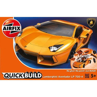 Airfix Quick Bulid J6007 Lamborghini Aventador LP 700-4 Bílé
