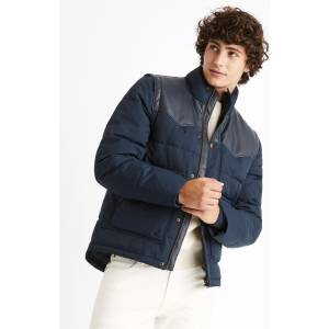 Celio Тъмно синьо мъжко ватирано зимно яке с подвижни ръкави Celio Cumountain Celio | Sin | МЪЖЕ | S