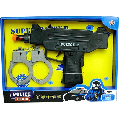 Mac Toys policajná pištoľ s putami