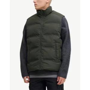 Jack&jones Jеsoho Bodywarmer Collar SN Rosin Green