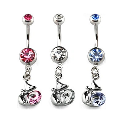 Marre piercing do pupíku kočka AMCDZ378
