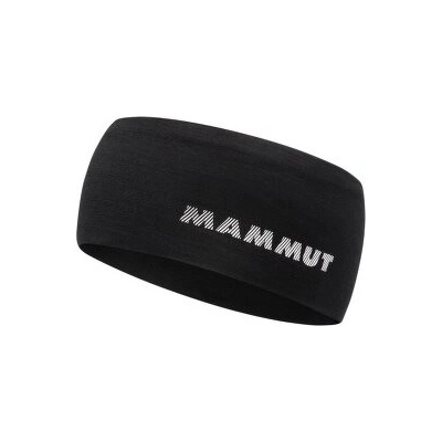Mammut Tree Wool Headband black 0001 černá