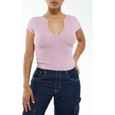 BDG Urban Outfitters Тениска 'Nola Notch' розово, размер S