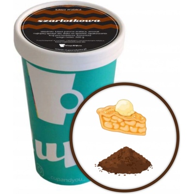 Cup&You Káva aromatizovaná JABLEČNÁ mletá dezertní EKO ARABICA 200 g