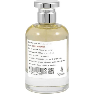 Emir Just Bergamot Factory Edition parfumovaná voda unisex 100 ml