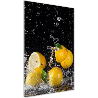 Vertikálny foto obraz sklenený Citron 50x100 cm