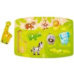 Hape Puzzle на дъска - Джунгла (E1405)