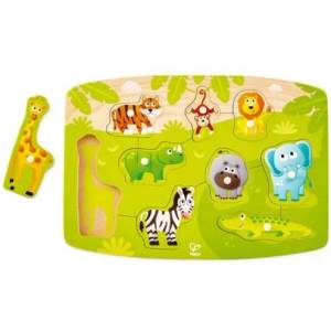 Hape Puzzle на дъска - Джунгла (E1405)