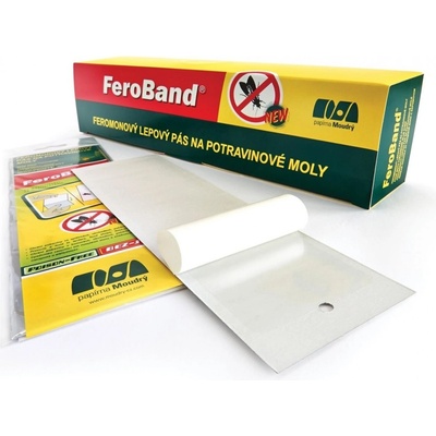 Feroband moľolapka, lepiaci pás, na potravinové moľe