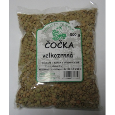 Zdraví z přírody, čočka velkozrnná, 0,5 kg