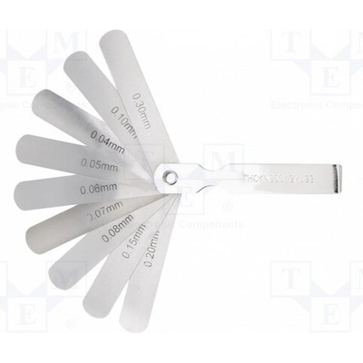 Högert Technik HT8G330 Metrické spárměrky 75mm 13mm 9ks