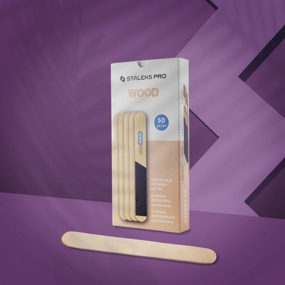Staleks Wooden BASE základna pro jednorázové pilníky WBE-20 rovná – Zboží Dáma