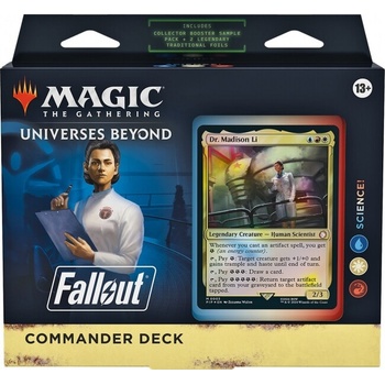 Wizards of the Coast Magic The Gathering Fallout Commander Deck Science!