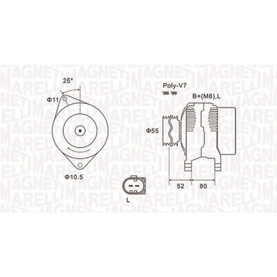 generátor MAGNETI MARELLI 063731837010